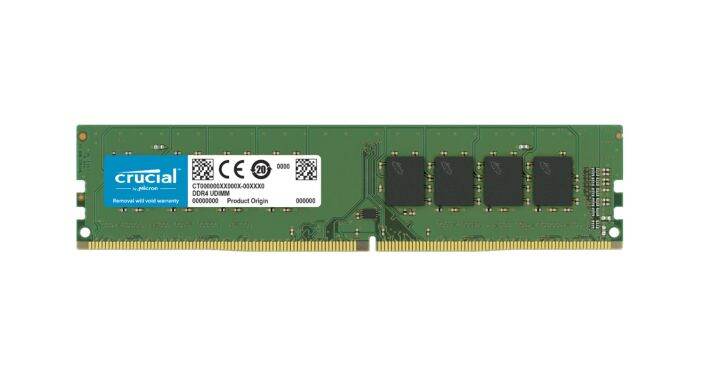 crucial-16gb-ddr4-3200-udimm-cl22-แรมสำหรับเดสก์ท็อป-ของแท้-ประกันศูนย์ไทย-lifetime-warranty