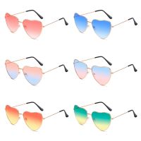 【YF】✺☄  Metal Glasses Rimless Sunglasses for Heart-Shaped Fashion Hippie