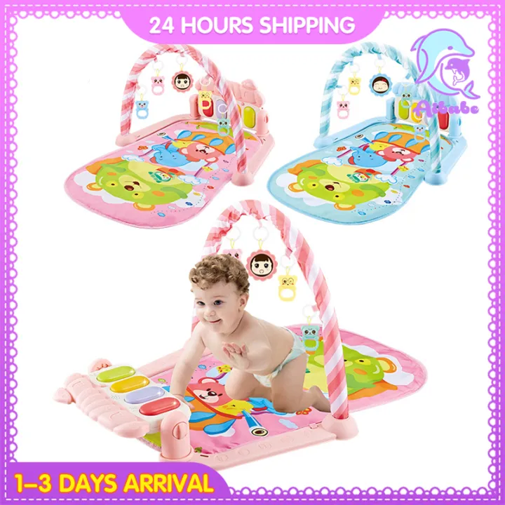 4 In 1 New Born Baby Gym Playmat Deluxe Kick Play Piano Activity Gym