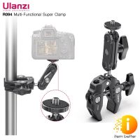 ULANZI R094 MULTI FUNCTION SUPER CLAMP แคลมป์ยึดหัวบอล อะลูมิเนียมอัลลอย หมุนได้ 360 องศา อเนกประสงค์ พร้อมสกรู 1/4 นิ้ว