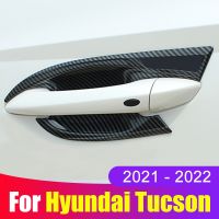 [BETTER]สำหรับ Hyundai Tucson 2021 2022 NX4รถคาร์บอนไฟเบอร์ไฮบริดโครเมี่ยมสติกเกอร์แต่งฝาครอบมือจับประตู