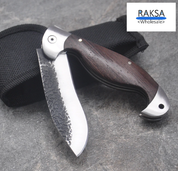 raksa-wholesale-มีดพับ-มีดพกพา-มีดพกเดินป่า-ฉลุลายคลาสลิกบนใบมีด-น่าสะสม-ยาว-8-5-นิ้ว-440c-แถมถุงผ้าไนลอนอย่างดี-sd003