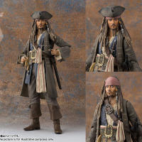 1ชิ้นรุ่น SHF โจรสลัดแห่งแคริบเบียนแจ็คsparrow ส์แอ็กชันของเล่นพร้อมกล่องสำหรับเด็กเล่นสะสม15ซม.