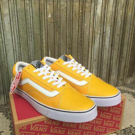 ⊙ PRIA Old SKOOL Yellow VANS Shoes CASUAL SNEAKERS School Shoes Work  Relaxed Men Women | Lazada