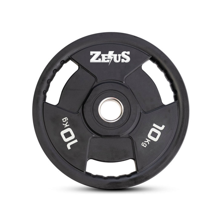 zeus-ชุดแผ่นน้ำหนักโอลิมปิกชนิดรับเบอร์-6-คู่-ไม่รวมrack