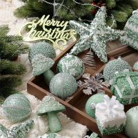 New Green Christmas Balls Christmas Tree Decorations Hanging Decorations Hanging Decorations Hand Painted Colorful Balls Christm