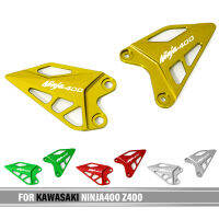 สำหรับ Kawasaki Ninja NINJA400 Z400 2018-2023อะลูมินัมอัลลอยดัดแปลงรองเท้าด้านหน้ามีปีกรูปปีกตกแต่งแผงด้านข้าง