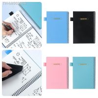 卍❐▪ Erasable A5 Erasable Notebook Paper Reusable Smart Wirebound Notebook Portable Waterproof Blank Notepad Spiral Note Book