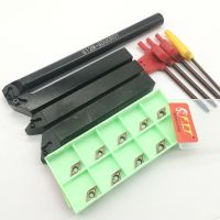 ♙¤❂ 10pcs DCMT070204 high quality Carbide Inserts With 4pcs Alloy Steel 12mm 10mm Lathe Boring Bar Turning Tool Holder