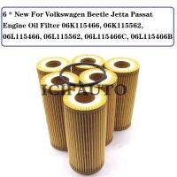 6 X New For Volkswagen Beetle Jetta Passat Engine Oil Filter 06K115466, 06K115562, 06L115466, 06L115562, 06L115466C, 06L115466B