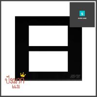 หน้ากาก 6 ช่อง EVE 589940 สีดำWALL PLATE EVE 589940 6 GANG BLACK **ทักแชทได้ค่ะ ยินดีบริการ**