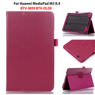 Luxury Vintage เคสหนังสำหรับ Huawei MediaPad M3 8.4 BTV-W09 BTV-DL09ขาตั้งพับได้แผ่นกันรอยหน้าจอแท็ปเล็ตฝาครอบ