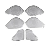 1Set/6Pcs Door Loudspeaker Sound Pad Horn Mesh Cover Trim Accessory Part for Land Rover Range Rover 2023 Car Interior Speaker Frame