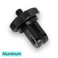 ☞♗ Aluminum Alloy 1/4 inch Mini Tripod Adapter Mount for GoPro Hero 12 11 10 9 8 Black Sjcam M10 Xiaomi Yi 4K Eken Go Pro Accessory