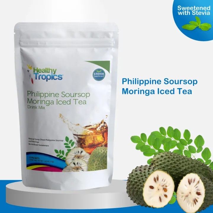 Healthy Tropics Philippine Soursop Moringa Iced Tea Lazada PH