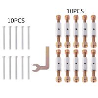 【Sell-Well】 kgcwmw 10คู่86ประเภทสวิทช์ผนังเทปคาสเซ็ตด้านล่างกรณีความเสียหายซ่อมเครื่องมือปรับความยาวยึดก้านก้านซ็อกเก็ตสกรู