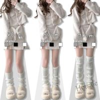 【hot sale】♦ D19 70cm 50cm 40cm Over Knee Japanese JK Uniform Leg Warmers Korean Lolita Winter Girl Women Knit Boot Socks Pile Up Socks Foot Warming Cover