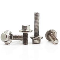 M4 M5 M6 M8 M10 M12 304 A2-70 Stainless Steel GB5787 Hex Hexagon Flange Cap Head Screw Bolt With Serrated Washer High Quality Screw Nut Drivers