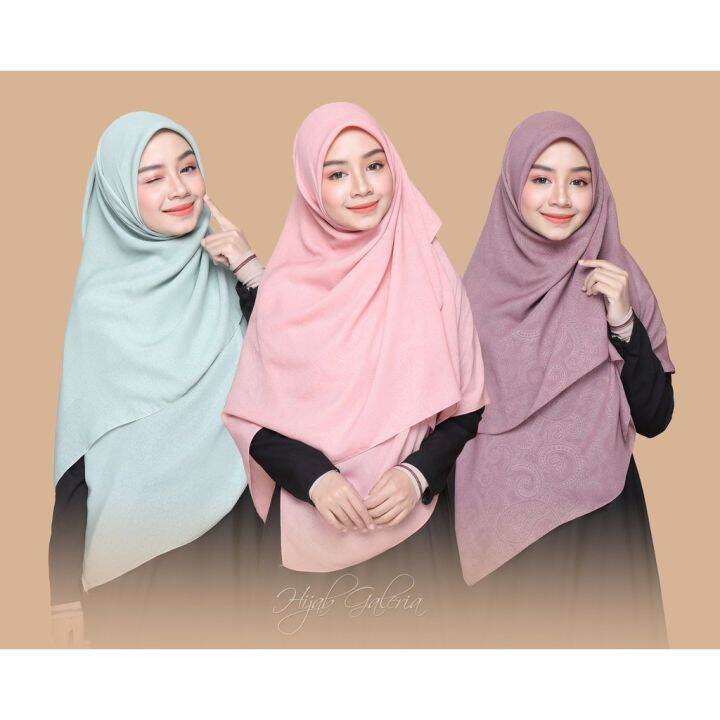 BAWAL COTTON EMBOSS PLAIN TUDUNG LABUH BIDANG 60 BY HIJAB GALERIA | Lazada