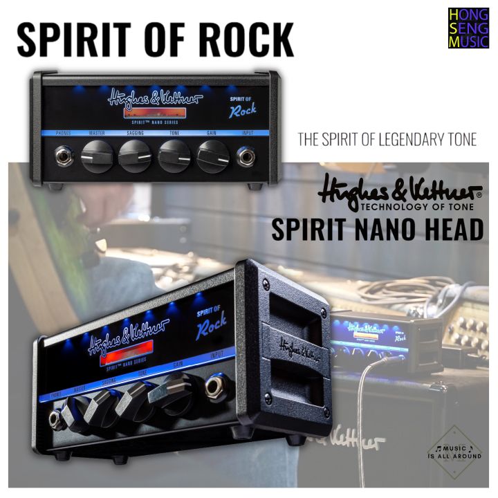 หัวแอมป์ hughes & kettner ใหม่ล่าสุด SPIRIT NANO HEAD รุ่น SPIRIT