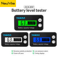 มิเตอร์วัดกำลังไฟ,DC12-72โวลต์ Voltmeter Baterai LiFePO4ลิเธียมเครื่องทดสอบกรดเดี่ยว12โวลต์24โวลต์36โวลต์48โวลต์60โวลต์72โวลต์ยานพาหนะไฟฟ้าโวลต์มิเตอร์