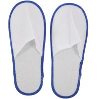 20 pairs of White Towelling Hotel Disposable Slippers Terry Spa Guest Shoes White + Red