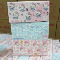 ทิชชูเช็ดหน้าแบบยาว ลายลิขสิทธิ์ซานริโอแท้ (sanrio) 1 ห่อมี 70 แผ่น