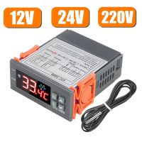 【LZ】□  Stc 3000 led controlador de temperatura digital ac 12v 24v 220v 10a dois relé regulador do termostato automático com aquecedor e refrigerador