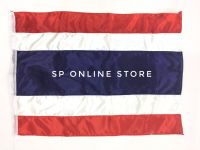 ธงชาติไทย ธงชาติ ธง ธงไตรรงค์ ธงผ้าต่วน ผ้าต่วน แบบหนา เนื้อผ้ามัน  ธงเบอร์ 6 ขนาด 60*90 ซม. ( จำนวน1ผืน )