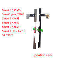 สำหรับ Infinix Smart 2 3 5 5 6 7 HD S4 Plus ปุ่มปรับระดับเสียงปุ่ม Flex Cable Repair Parts