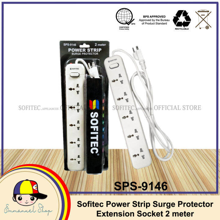Power Extension Cord Power Strips Surge Protector Heavy Duty with 4