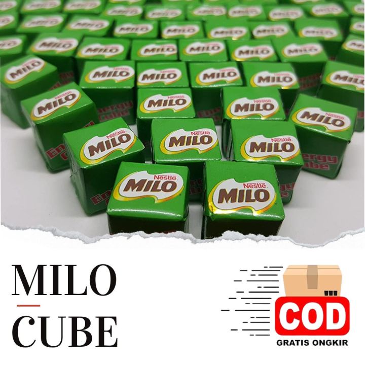 Milo Cubes Isi 100 Pcs Permen Milo Milo Coklat Milo Kotak