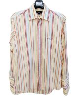 Paul Smith London แท้ อก42 เสื้อเชิ๊ตแขนยาวสีสันรุ่นแขนมีคัฟลิงค์