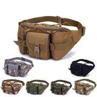 [COD] cross-border explosive outdoor sports waterproof waist bag multi-functional chest unisex camouflage