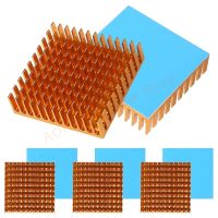 8Pcs 40mm Heatsink 40x40x11mm Aluminum Heat Sink with Thermal Conductive Adhesive Tape for Cooling 3D Printer Accessories Adhesives Tape