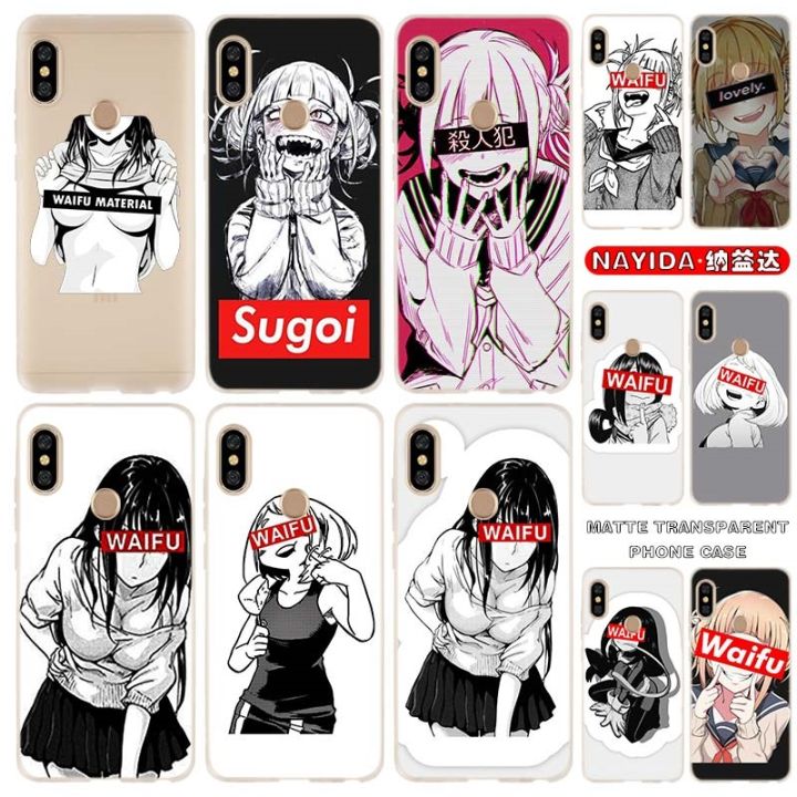 soft-silicone-case-for-xiaomi-redmi-note-11-10-9-8-7-pro-max-10s-9s-8t-4g-5gr-sugoi-senpai-anime-waifu-fundas