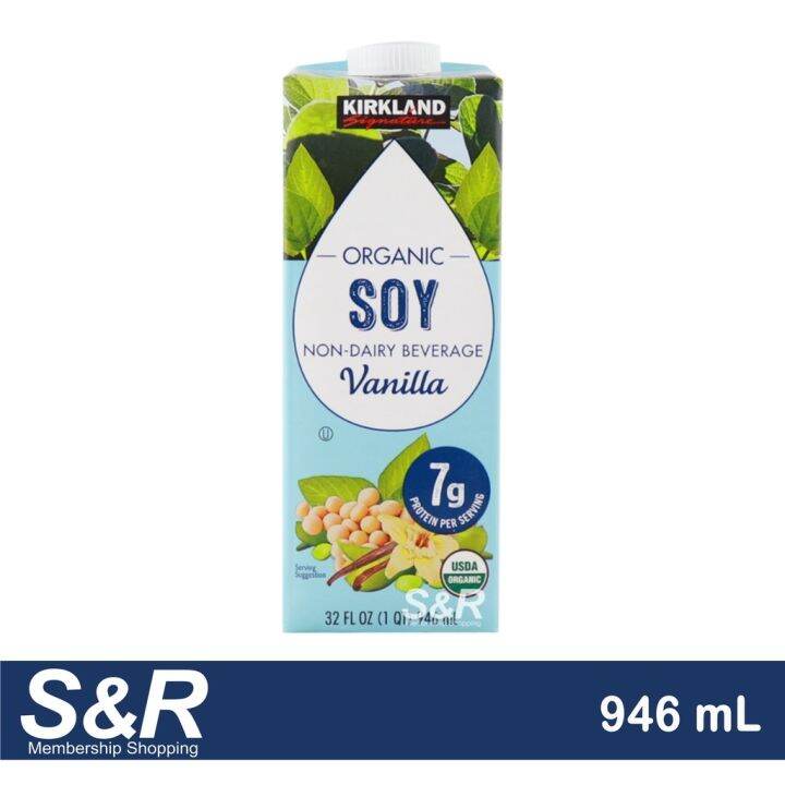 Kirkland Signature Organic Vanilla Soy Nondairy Beverage 946mL Lazada PH