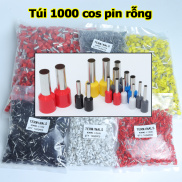 Gói 1000 đầu cos pin tròn lõi đồng cos kim rỗng sử dụng với kìm HSC8