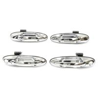 4Pcs Exterior Outside Door Handle Car Exterior Outside Door Handle for Toyota Land Cruiser LC100 4500 4700 1998-200