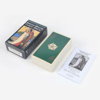 12*7 cm Full English Borderless Edition Smith Tarot Cards Game With English Booklet Instructions Rider Waite Tarot Board Game