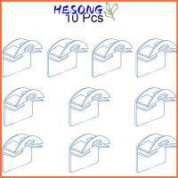 HESONG 10Pcs สีขาวขาว ที่ใส่หมวกเบสบอล กาวติดแน่น แข็งแรงมากๆ ที่แขวนหมวก ใช้งานได้จริง ไม่มีการเจาะ ตะขอแขวนหมวก หมวกห้องตู้เสื้อผ้า