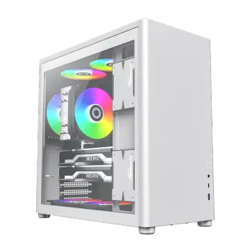 Gamemax Revolt ARGB Gaming Mid-Tower PC Case Tempered Glass, FanS Included  Supports Up to ATX | Revolt Buy, Best Price. Global Shipping.