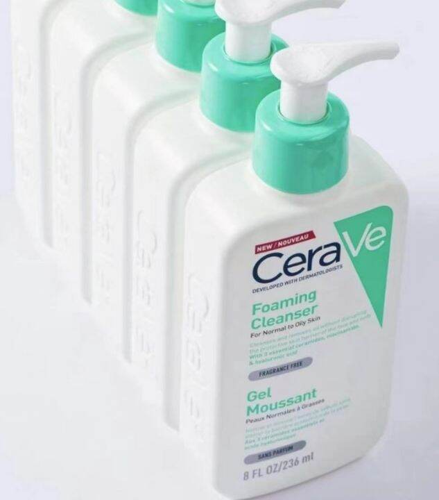 เซราวี-cerave-foaming-cleanser-236ml-โฟมล้างหน้า-cerave-cleanser-เซราวี-โฟมมิ่ง-คลีนเซอร์-โฟมล้างหน้ารักษาสมดุ