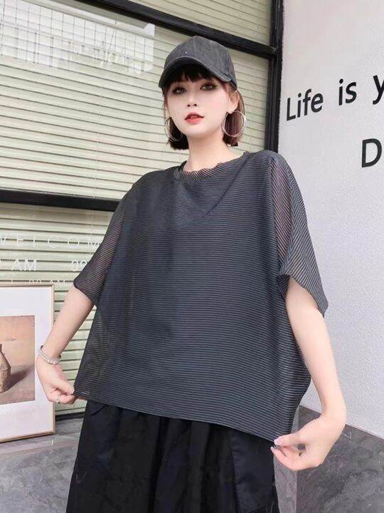 xitao-t-shirt-loose-batwing-sleeve-casual-women-t-shirt