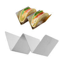 Fityle สแตนเลส Taco Holder ถาดพารายืน Rack Tacos เตาอบ,ย่าง &amp; เครื่องล้างจานปลอดภัย,ห้องครัวเครื่องมือทำอาหาร