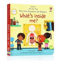 Usborne Book Lift The Flap Book คำถามและคำตอบครั้งแรก What S Inside Me Book Body Discover Popular Science Reading Book Gifts For Girls Boy Board Book วัสดุการเรียนรู้เพื่อการศึกษาสำหรับเด็กวัยหัดเดิน Early Readers