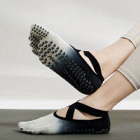 Five Toe Pivot Barre ถุงเท้าโยคะฤดูร้อนผู้หญิงผ้าฝ้าย Dot ซิลิโคนลื่นผู้หญิง Pilates Grip ถุงเท้า