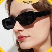 CHONGXI 90s การป้องกัน UV400 เรโทร แว่นตากันแดดทรงสี่เหลี่ยมผืนผ้า เฉดสีวินเทจ แว่นตากันแดดสำหรับ Y2K แว่นกันแดดสำหรับผู้หญิงผู้ชาย