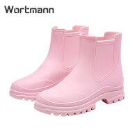 รองเท้ากันฝนผู้หญิง Wortmann กันลื่นทนทานคุณภาพสูงระบายอากาศได้สะดวกสบายเหมาะสำหรับสภาพอากาศเลวร้าย ~