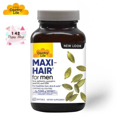 Country Life Maxi-Hair For Men 60 softgels